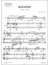 Sonatine - Flûte piano - BOULEZ - Partition - Flûte traversière